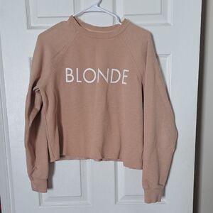 Brunette The Label Beige Cozy Sweatshirt